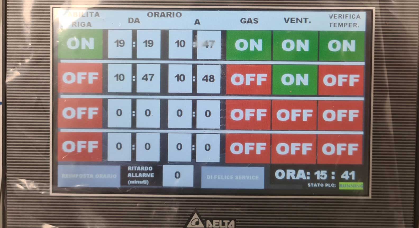 Orologio giornaliero digitale